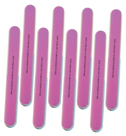 VICASKY 8stücke Schwamm-nagelfeilen Pedikürefeilen Nagelformfeilen Handnagelfeilen für Maniküre und Pediküre