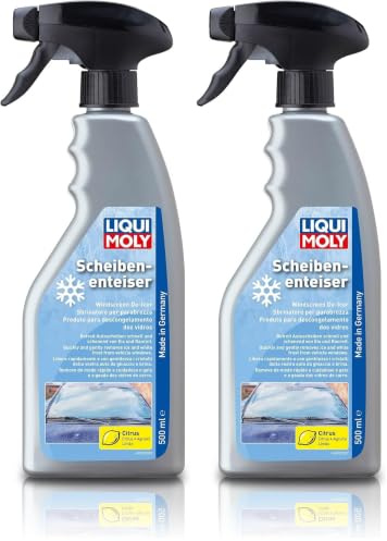 LIQUI MOLY Scheibenenteiser, Art.-Nr. 6902 I 500ml reinigendes Enteiserspray Auto für den Winter I Entfernt schnell & schonend Eis und Rauhreif an Scheiben I Eisspray Auto für erhöhte Fahrsicherheit