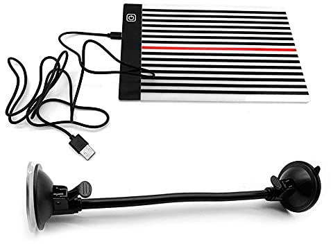 Lampe LED à réflecteur sur planche de détection bosses sans peinture Détecteur voiture Accessoire réparation avec luminosité réglable Support ventouse