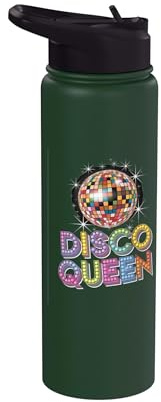Disco Ball Vintage Retro discoqueen discoball Cool Party Stainless Steel Insulated Water Bottle