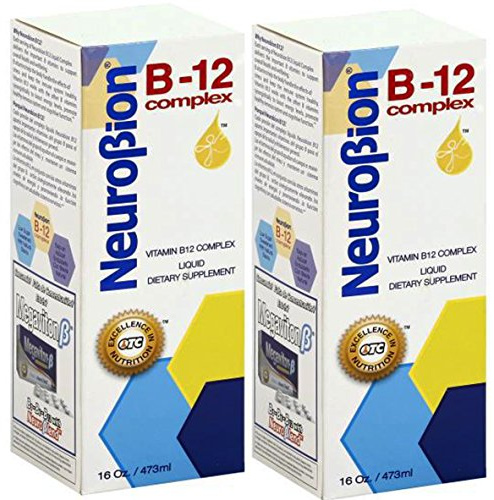 Neurobion Vitamin B12 Complex 16 Oz Liquid Citrus Flavor 2 Pack