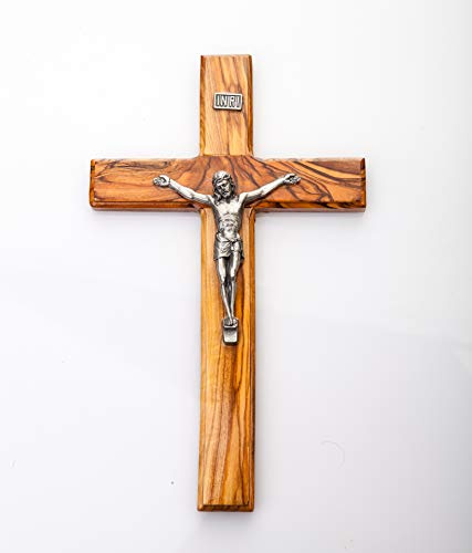 Jerusalem Kruzifix Olivenholz, 20,3 cm Wandkreuz Wohnzimmer Wandmontage
