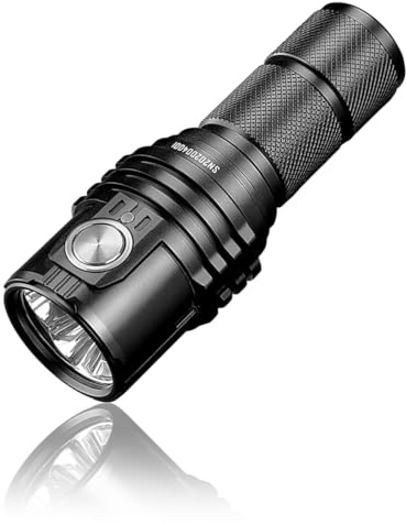 IMALENT MS03 13000 Lumen Compact EDC Tactical Torch, 3×CREE XHP70.2 LEDs, Smart Thermal Safety, IPX‑8 2m Waterproof Rechargeable Torch for Police Duty, Night Fishing, Search & Rescue & Emergency