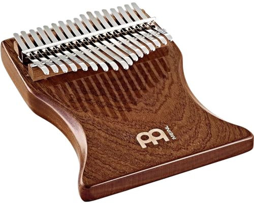 Sonic Energy Massivkörper Kalimba – C-Dur, 17 Töne – Sapeleholz – Für Meditation, Yoga, Percussion – Inkl. Zubehör (KL1702S)