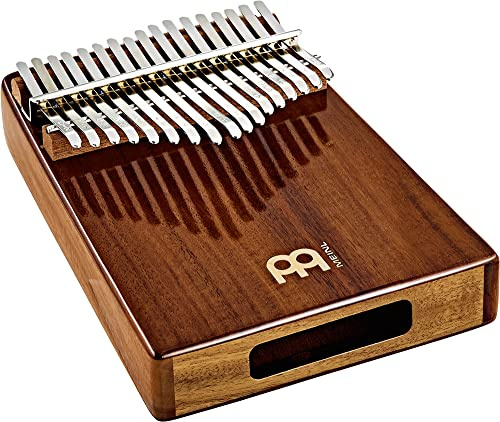 Sonic Energy Wah-Wah Kalimba, 17 Töne, Akazie (KL1705H) | C-Dur, 440 Hz, mit Schallloch, glänzend, inkl. Etui, Hülle, Tuch und Stimmhammer, Akazienholz, Stahl
