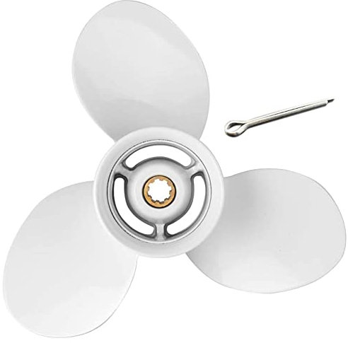 Myingaou AußEnbord Propeller für Yamaha 9,9 PS 15 PS 9 1/4X 9 Boots Motor Schraube Schiff Motoren Teile 3 Blatt 8 Spline