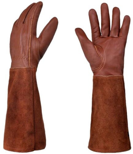 Abbdbd Gartenhandschuhe, Rosenschnitthandschuhe, Dornensichere Stulpen, Ellenbogenlange Handschuhe, Atmungsaktive Handschuhe Für Gärtner