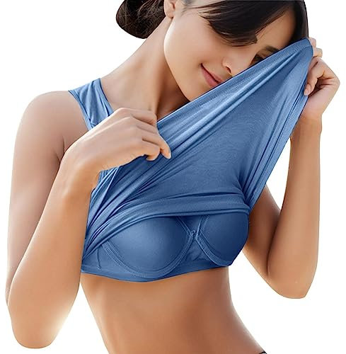 Trägerlos Breastfeeding Shirt Schottenmuster Tops Damen stuetz geradehalter BH BH ohne träger 70a V Ausschnitt Damen ohne bügel Push up Sport Oberteil time Timer groß Push up