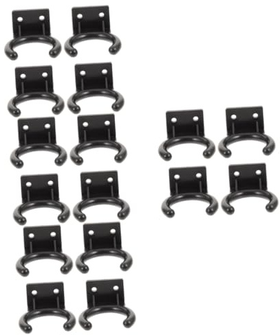 Abaodam 16pcs Microphone Hanger Wall Hook Stand for Microphone Mic Attachment for Home Studio and Ktv Use Mic Holder for Wall