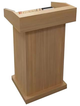 YYUINU Rednerpult Podium Ständer, Kundenempfang Podium Pult für Kirche Büro Konferenz Auditorium Seminar Schule,B