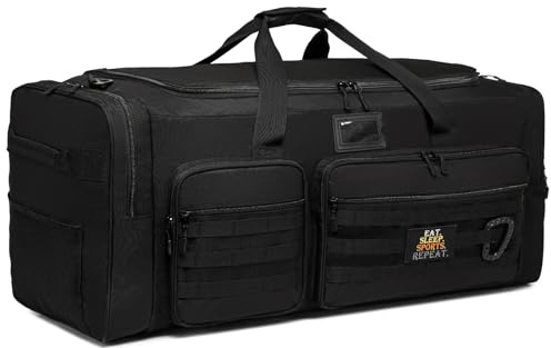 Sac de Sport et d'équipement Nylon 130L Grand Sac de Voyage pour Homme