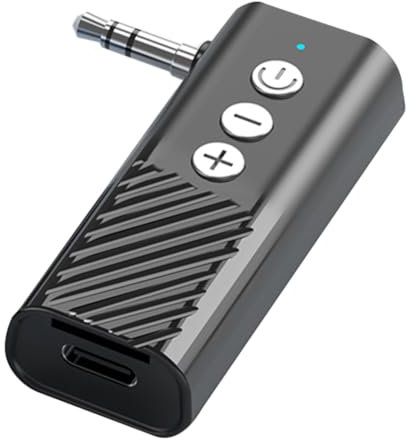 Transmisor Receptor Inalámbrico Bluetooth 5.3 Adaptador USB Receptor de Audio Bluetooth Cargador de Coche Aux para Altavoces de TV