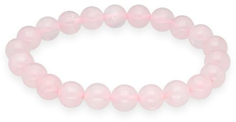 Lebensquelle Plus Kugelarmband | Perlen Armband 8 mm | Hochwertiges Edelsteinarmband | Natur Stein Edelsteinarmband dehnbar