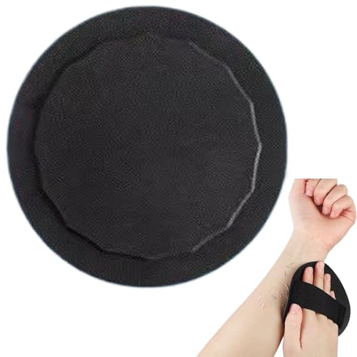 Qkbuza Duschschrubber für den Körper, Körperpeeling, Gummihandschuhe, rundes Schlammschrubben Handtuch für tägliches Trockenbürsten, Massage dem Training