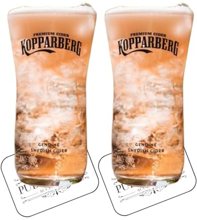 Laurie's Pub and Bar Accessories | Kopparberg Premium Swedish Cider Pint Glass x2