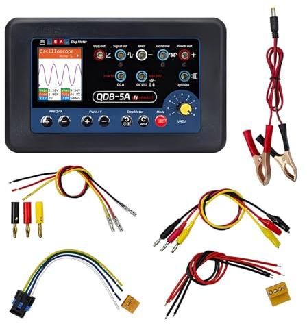 EIOLWJIEO Detector de accionamiento de actuadores automóviles, osciloscopio, multímetro, motor paso a paso, bobina encendido, comprobador accionamiento señal PWM, fiabilidad