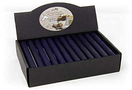 gravurART Siegelwachs flexibel, 11mm Durchmesser für Siegelpistole, Farbe Dunkelblau 36 Stangen