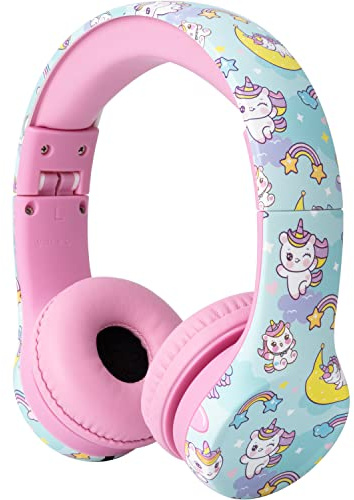 Snug Play+ Kids Headphones with Volume Limiting for Toddlers (Boys/Girls) - Unicorns