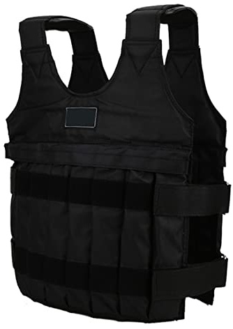 Mumusuki Regulable Carga Max 20 kg Peso Estanque 12 bolsas Gimnasio Running Fitness Entrenamiento Deportivo Chaquetas de pérdida de peso Entrenamiento Ejercicio Chaleco para Entrenamiento Ejercicio