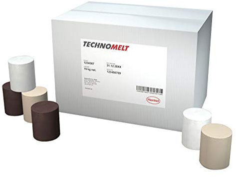 HENKEL Schmelzkleber TECHNOMELT DORUS HKP 25 Weiss, Patronen passend zu HolzHer Kantenanleimmaschine Inhalt: 45 Stück
