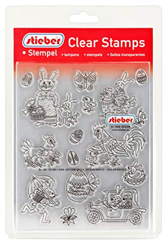 Clear Stamps Transparente Stempel Sets (Bitte gewünschtes Motiv/Thema unten auswählen!) (Ostern naiv 01 - Easter Naive 01)