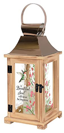 Carson Home Accents Beautiful Soul Lantern, 13.50-Inch Height