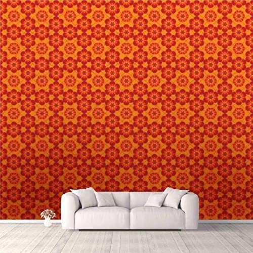 Wandbilder Benutzerdefinierte Fototapeten 3D Abstraktes Rotes Muster Tapete Wandbilder Wohnzimmer Tv Sofa Schlafzimmer Arbeitszimmer Dekor Tapete Leinwand Wandbild Abzie 300 (Breite) x 210 (Höhe) cm