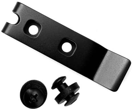 Wanfoou K Guaina Clip Vita, Fodero Coltello Con Clip Posteriore, Accessori Per Zaino Cintura Vita Nero
