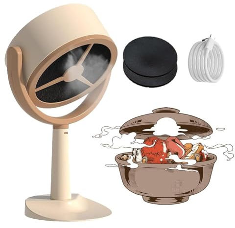 Mini Portable Range Hood, Desktop Cooker Hood, With Strong Suction and Low Noise, Small Kitchen Extractor Fan, Multiple Filters Washable for Home Kitchen Hot Pot