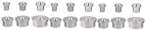 JEWEDECO 18pièces Set Centreurs De Cheville Pour Positionnement Menuiserie Outil De Perçage Pour Joints Tenon Et Dowel