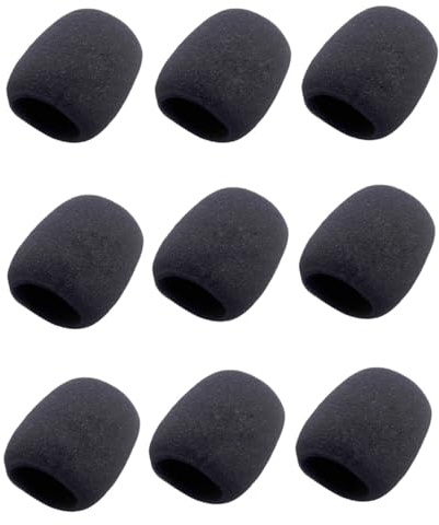 SECFOU 9pcs Noise Microphone Covers Eva Material for Ktv Supplies Protects Microphone from Dust and Noise
