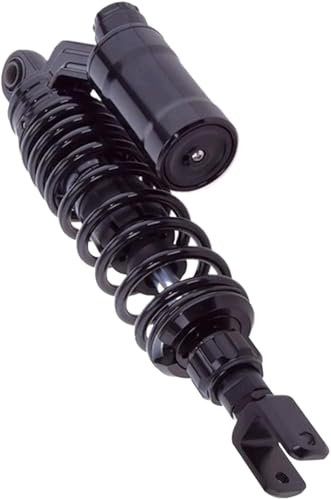 Stoßdämpfer Motorrad Stoßdämpfer Für Suzuki Motorrad Stoßdämpfer 1Pcs 320-360mm Motorradstoßdämpfer(Schwarz,360mm)