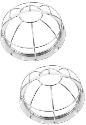 SHINEOFI 2 Pièces Couvercle de Sprinkler Acier Inoxydable Protection pour Arrosage Incendie Installation Facile Rapide sans Démontage Durable pour Sprinkler Accessoire