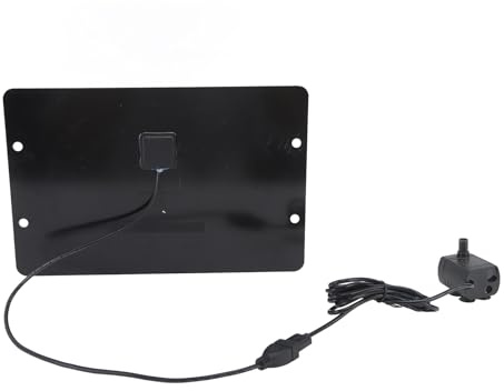 Zerodis Solfontän, 6V 10W USB Solvattenpump med Justerbar Vinkelpanel, för Trädgårdsfågelbad Liten Damm Fisktank