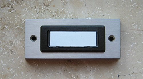 SCHARF metall design Messing Klingel Klingelplatte Türklingel Klingeltaster 1-reihig