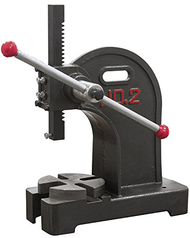 Fervi PRESSA MANUALE A CREMAGLIERA FORZA 20000 N CON TAVOLA GIREVOLE ESTRAIBILE P022/20