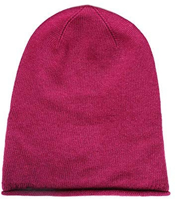 Cashmere Dreams Slouch-Beanie-Mütze mit Kaschmir - Hochwertige Strickmütze für Damen Mädchen Jungen - Hat - Unisex - One Size - warm und weich im Sommer Herbst und Winter Zwillingsherz