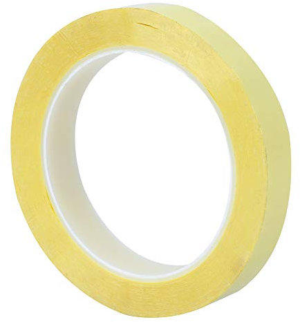 Elektrisches Isolierband 2-tlg. Transparenter PET-Filmband-Isolierkleber für Transformator-Motorkondensator 16 mm x 66 m