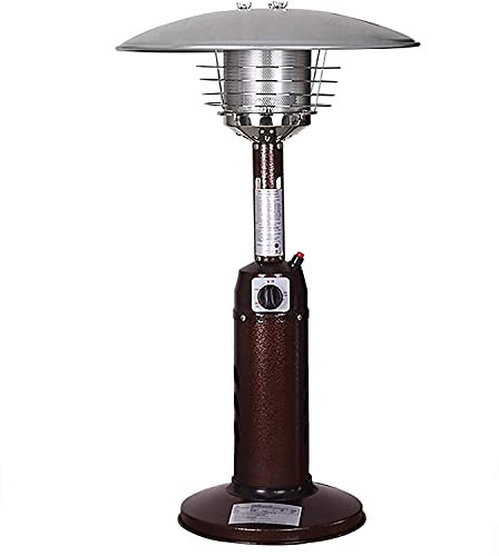 SLOOG Heizungsgas Tragbare Tischheizung Propan Patio-Heizgeräte, Outdoor-Tisch-Top-Heizgerät mit einstellbarem Thermostat, geeignet für Yard, Restaurant, Pavillon