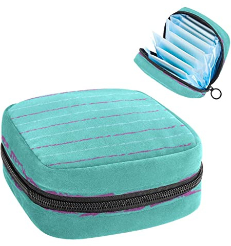Sanitär-Servietten-Aufbewahrungstasche, Menstruationstassen-Tasche, Tampon-Tasche, Perioden-Pads-Halter, Organizer für Frauen und Mädchen, Schwimm-Trennwand