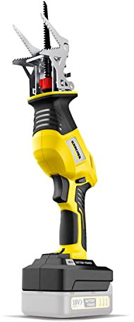 Kärcher Prunning Saw PGS 4-18, Up to 8 cm Branches, Detachable Grip, Approx. 120 Cuts per Charge, Compatible with Kärcher 18 V Battery