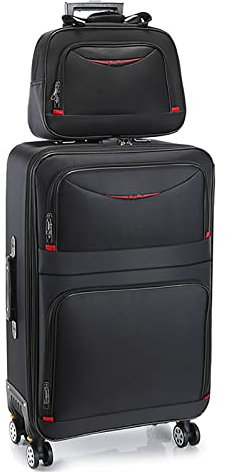 GOTYKE Laptoptasche mit Rädern, Executive Laptop-Spinner für bis zu Laptops, Roll-Laptoptasche mit Tragetasche, ideale Kabinentasche (Farbe: C, Größe: 35 x 18 x 58 cm)