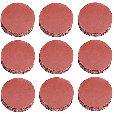 Senmai Tools 120 Piezas Discos de Lijado de 50mm Discos para Herramientas de Amoladora Taladro.Grano 400 para la mayoría de las herramientas rotativas