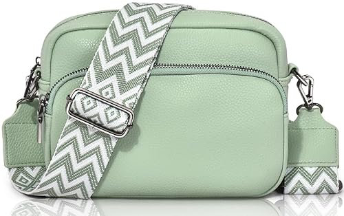 GASSDA Umhängetasche Damen Kleine Handtasche Damen PU Leder Crossbody Bag Moderne Taschen mit Abnehmbarem Schultergurt