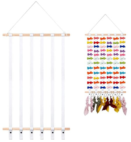 Aublinto Stirnbandhalter Schleifen Organizer Haarspangen Aufbewahrung Haarspangen Aufbewahrung Mädchen Haarspangen Halter Haarnadel Lagerung Stirnband für Haarspangen Stirnbänder Schleifen