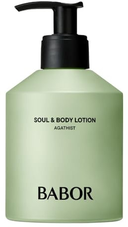 BABOR Soul & Body Lotion Agathist - Soin corporel rapide et léger - Lait pour la peau revigorante - Crème pour le corps pour peaux sèches - Crème hydratante raffermissante - Avec vitamine B