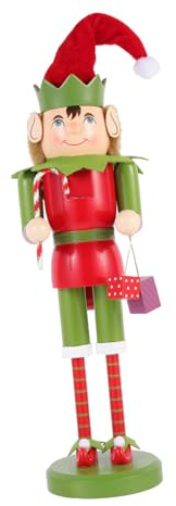 Healifty Décoration de Noël Nutcracker Figurine de Table Casse Noisette Festive avec et Ornement de Bureau pour Ambiance de Fête