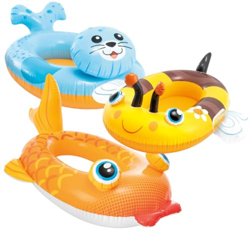 Kids Swimming Float – Fun Fish Pool Float for Toddlers (Ages 3-6), High Visibility Inflatable Swim Float for Holidays, Waterparks & Pool Fun