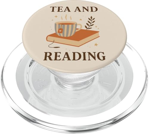 Letterario Tea Time Lettura Libro Amante Libro PopSockets PopGrip per MagSafe
