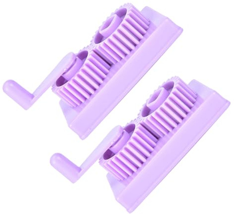 GARIOUANS Juego 2 Herramientas para Quilling de Papel, Dispositivo Ondulador Manual, Accesorio para Crimpar y Enrollar Papel, Suministros para Manualidades Diy, Compacto y Portátil